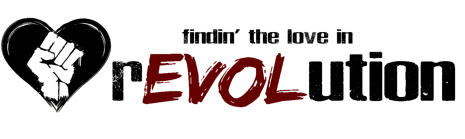 logo: power fist inside black heart shape. Text to the right of logo reads: inVision is now rEVOLution